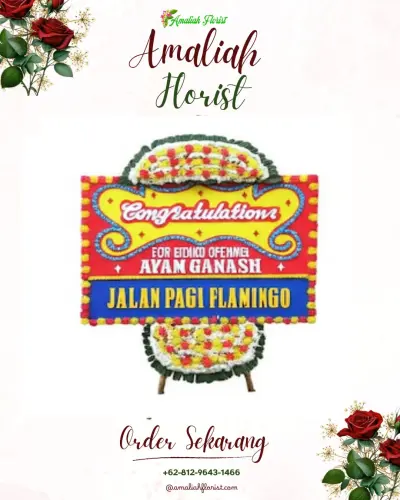 Bunga Papan Congratulation di Galungan